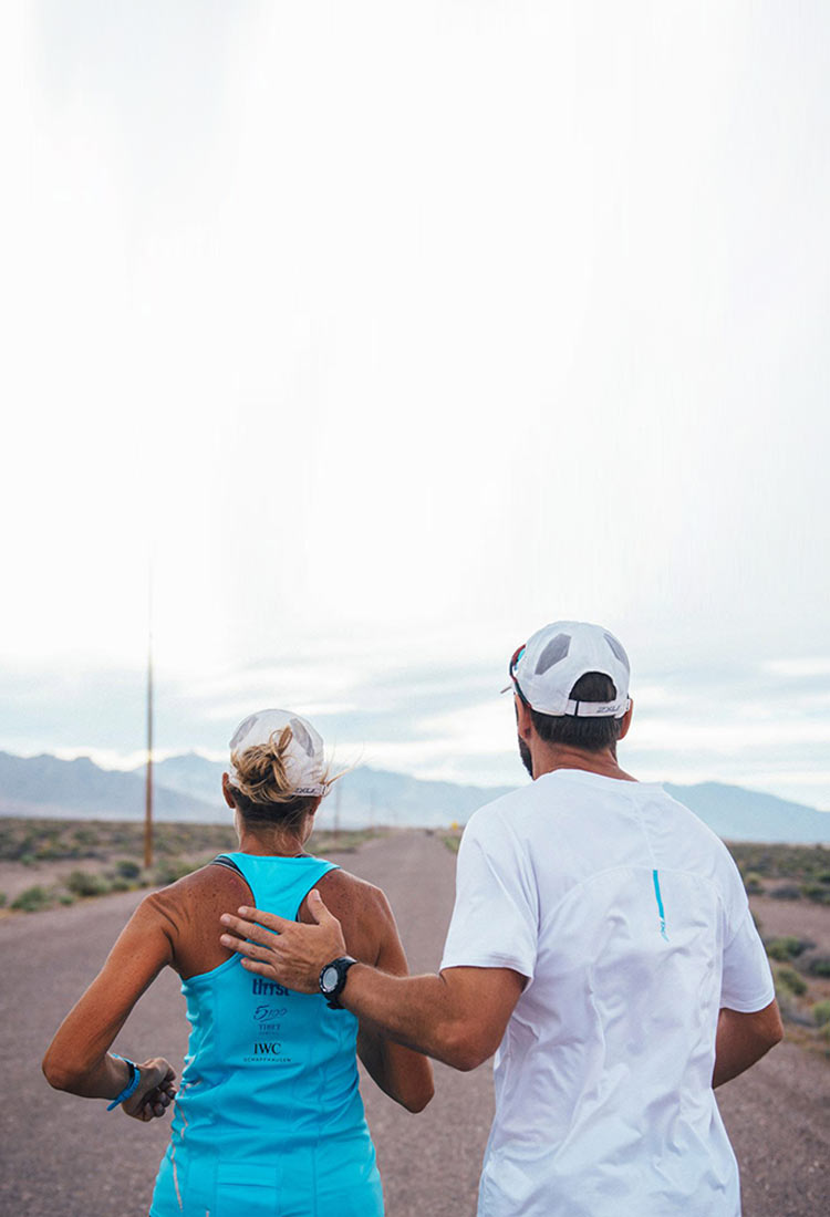 Physio support during long distance running